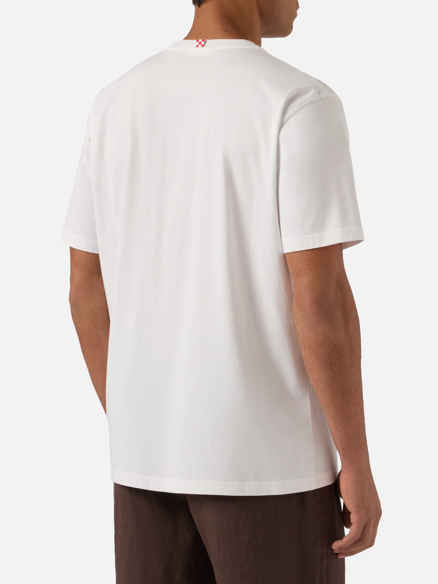 T-shirt Austin bianca con orologio e ricamo Coke Is Too Expensive