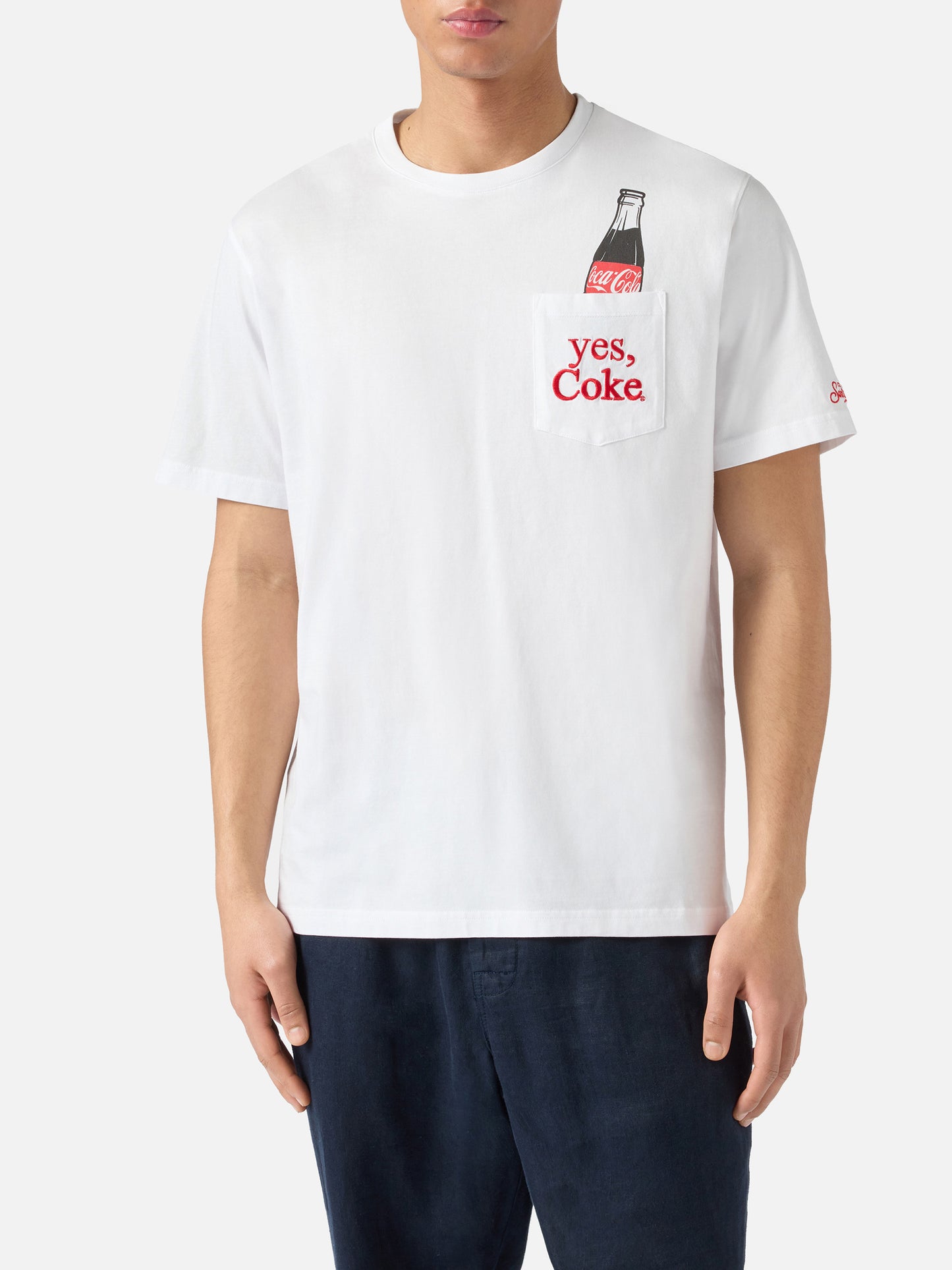 White Austin t-shirt with Yes, Coke print | Special Edition