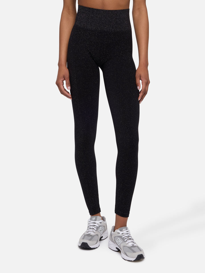 Black lurex legging Avice