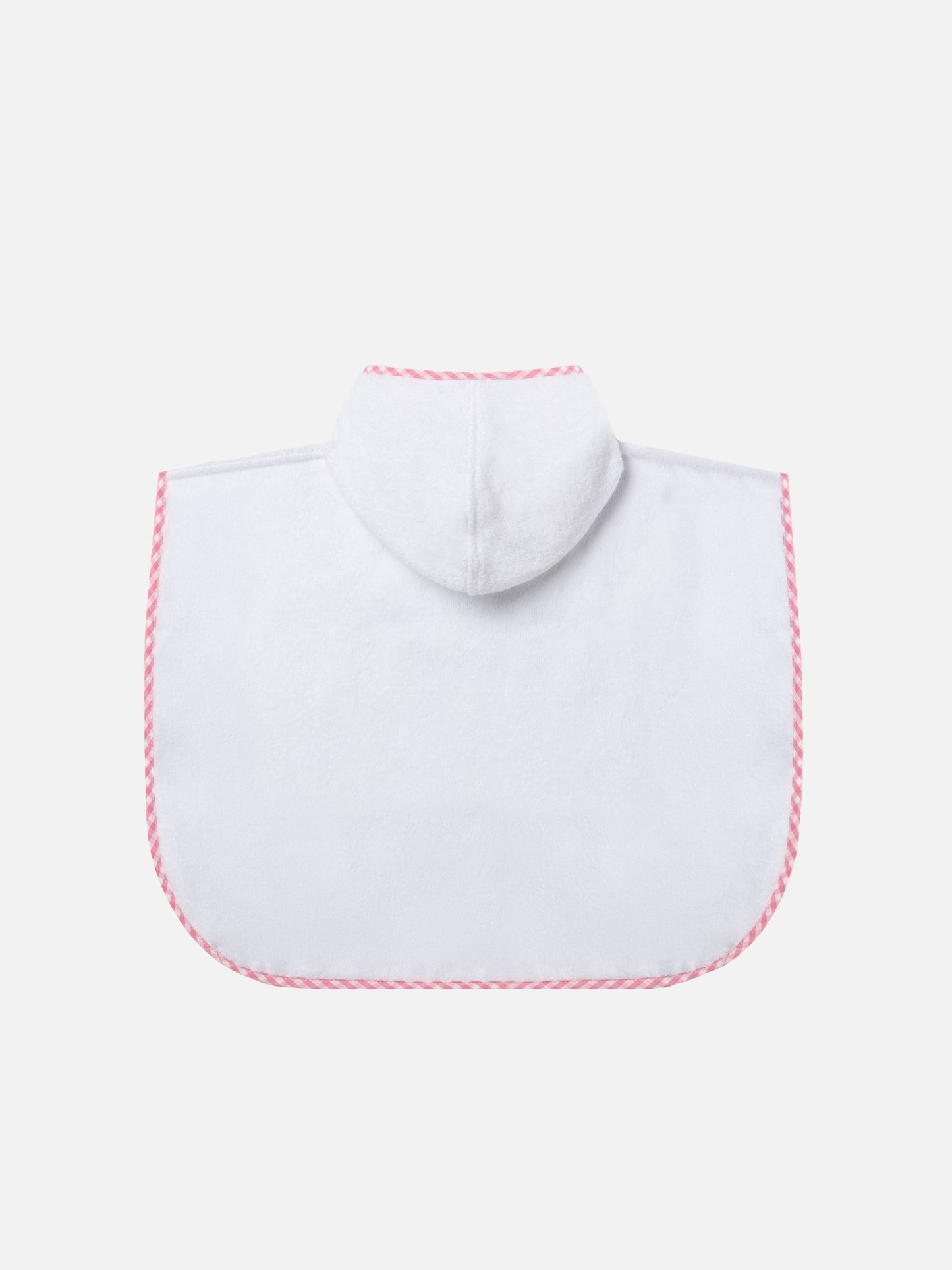 Cotton terry bathrobe with Un bagnetto e torno embroidery