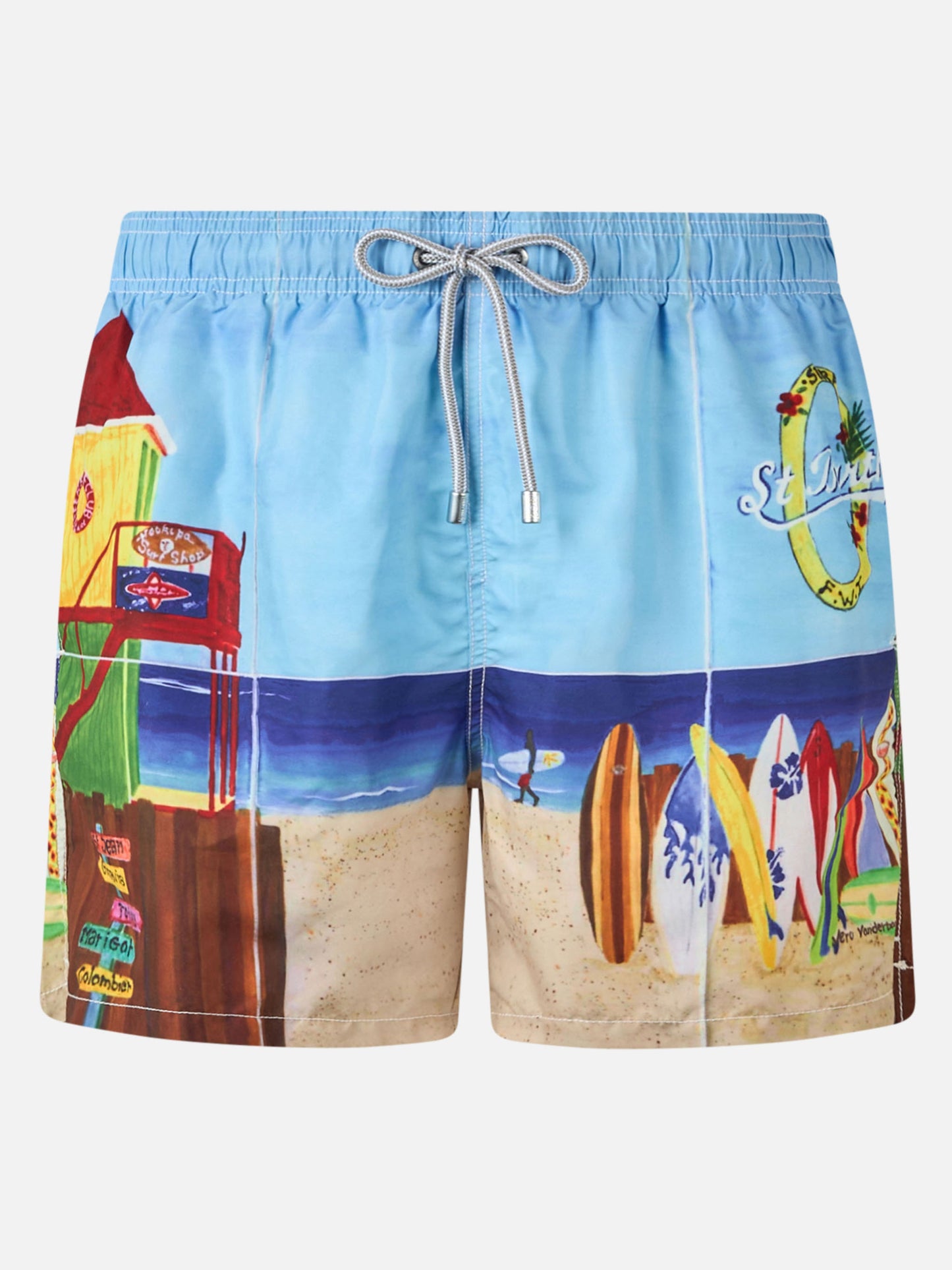 Costume da bagno Saint Barth Lorient con stampa fotografica
