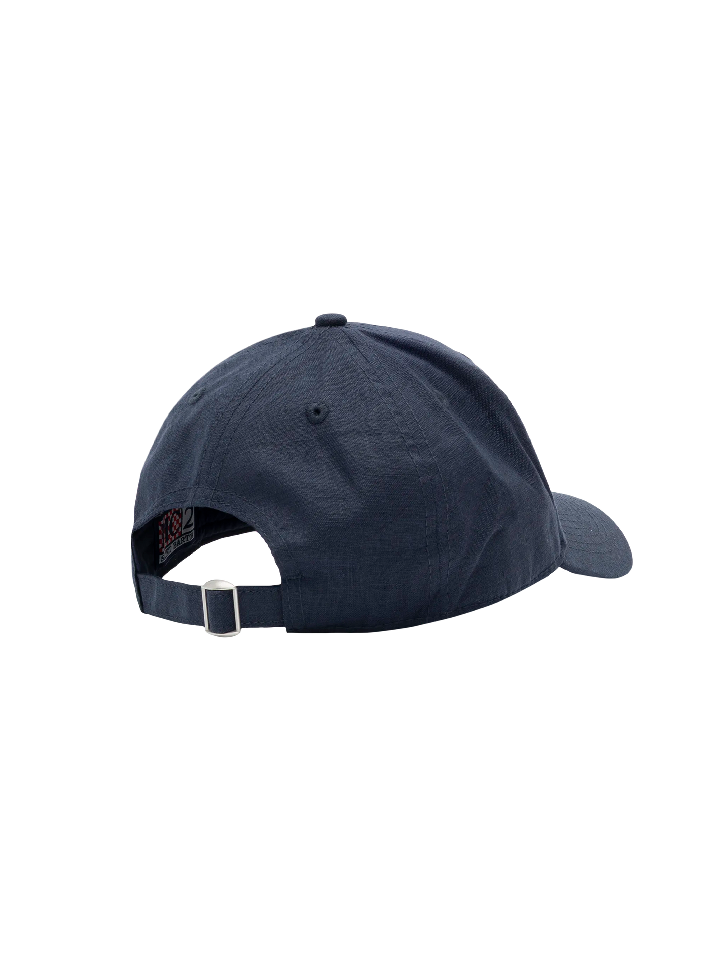 Baseball navy blue cotton linen cap