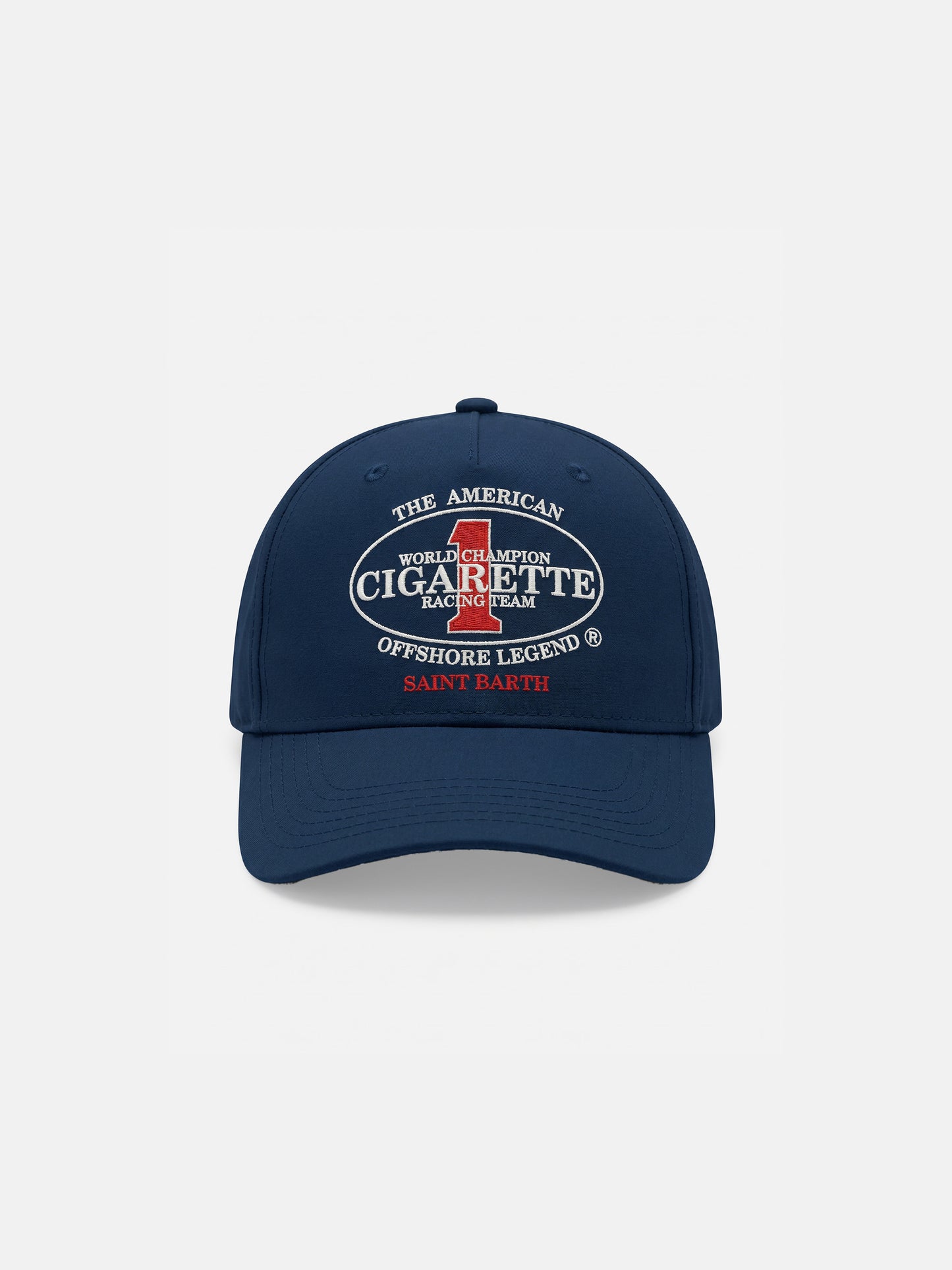 Baseballkappe mit Schirm in Navyblau mit Cigarette-Stickerei | CIGARETTE SPECIAL EDITION 