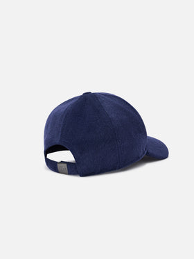 Gorra de fieltro Navy blue Baseball con bordado del monograma SB 
