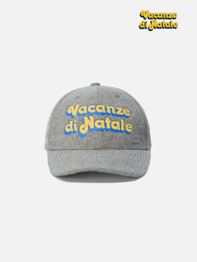 Cappello con visiera Baseball Wool in misto lana con ricamo Vacanze di Natale | VACANZE DI NATALE SPECIAL EDITION