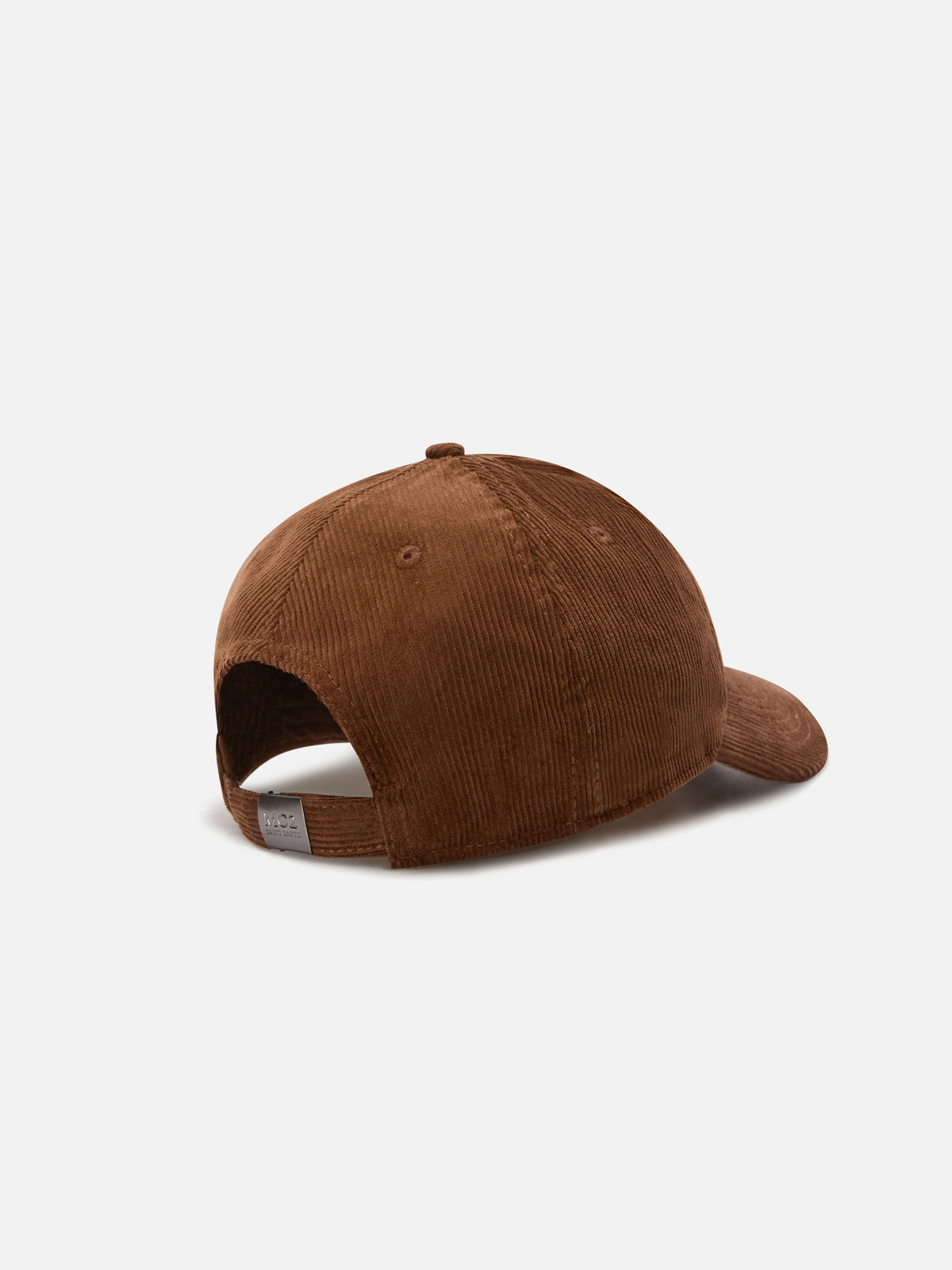 Beige Cordkappe Baseball mit Logo-Stickerei 