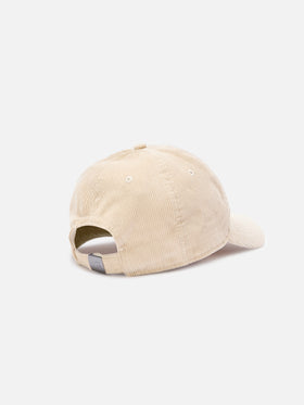 Gorra de pana gris Baseball con bordado del logo 
