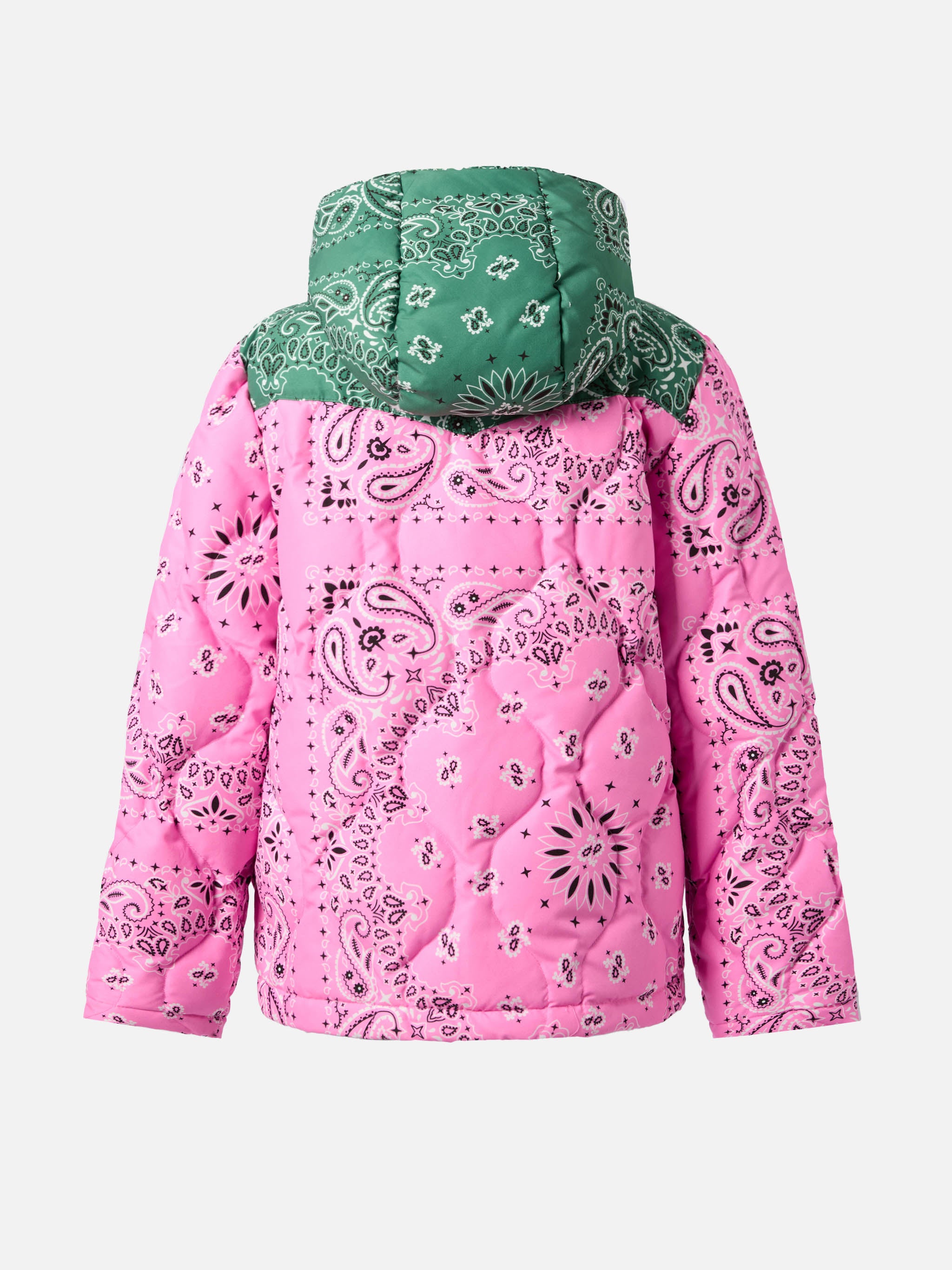 ジャケット・ブルゾン FCRB for KIDS BANDANA PRACTICE JACKET M Hooded down padded jacket Baxter Jr with bandana print – MC2 Saint