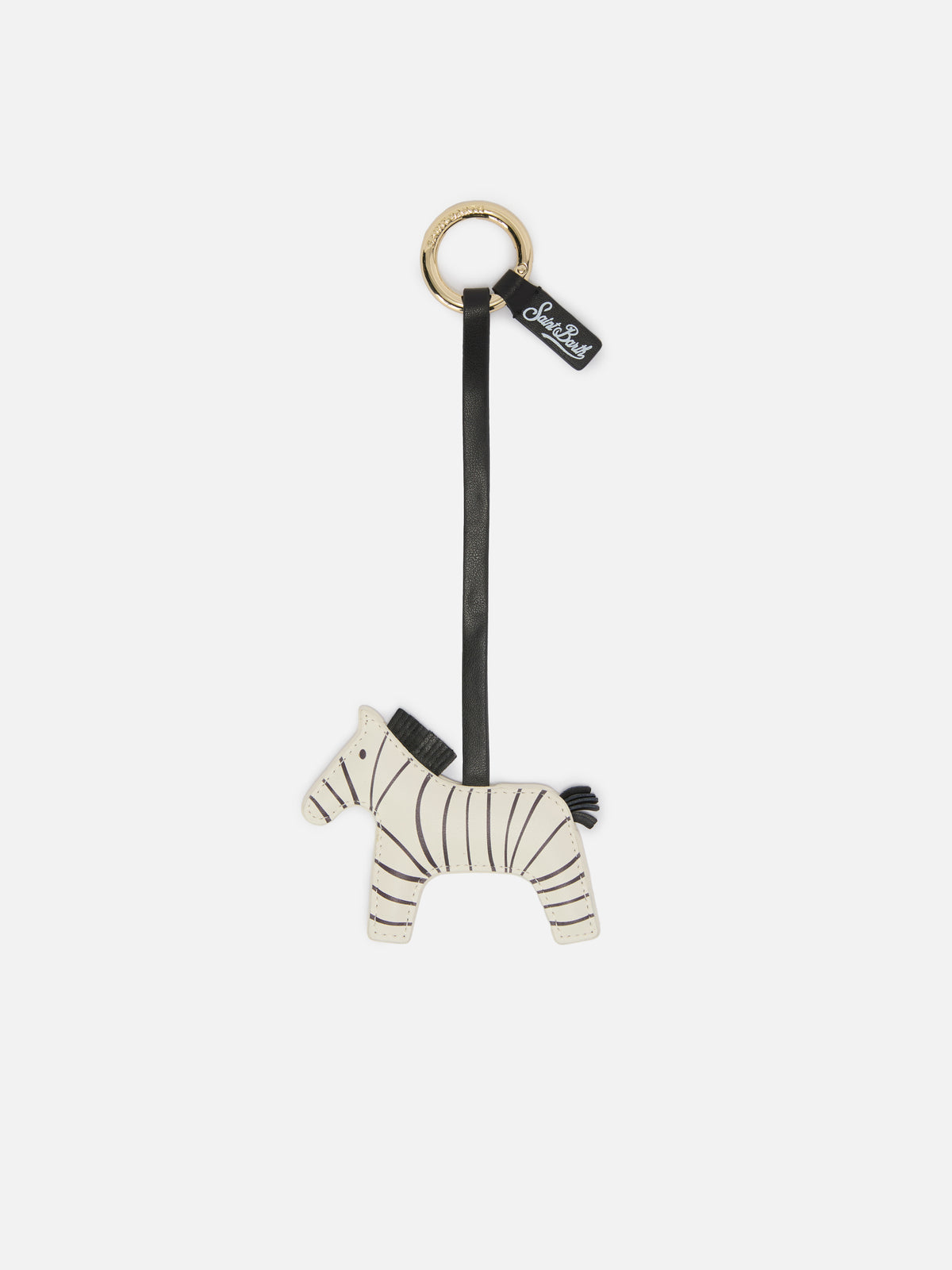 Vintage Brass Noah’s Ark Safari Animal Charm Keychain Bag Charm Giraffe Zebra Safari Animal Charms | Set of 6 Snap-On Safari Animals main image 3