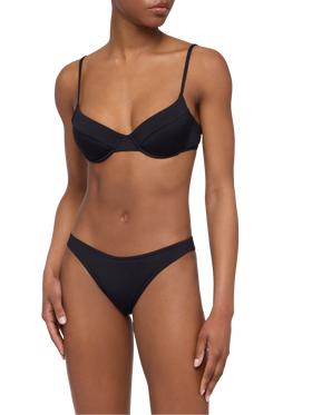 Lido black classic swim briefs - Bea underwired black bralette