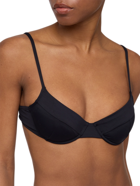 Lido black classic swim briefs - Bea underwired black bralette