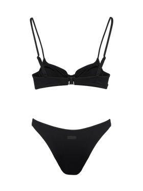 Lido black classic swim briefs - Bea underwired black bralette