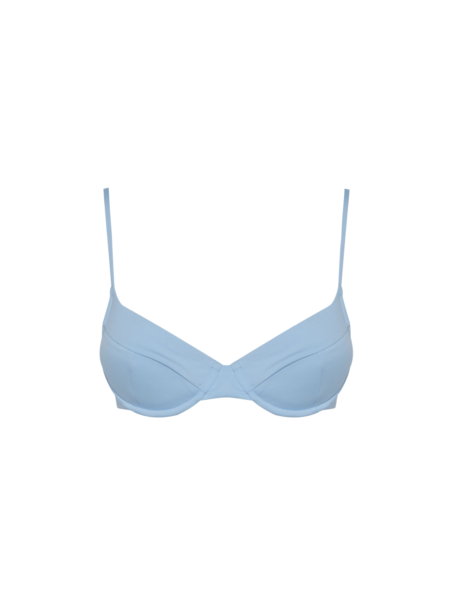 Bea underwired light blue bralette