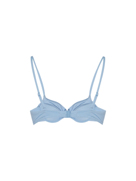 Bea underwired light blue bralette