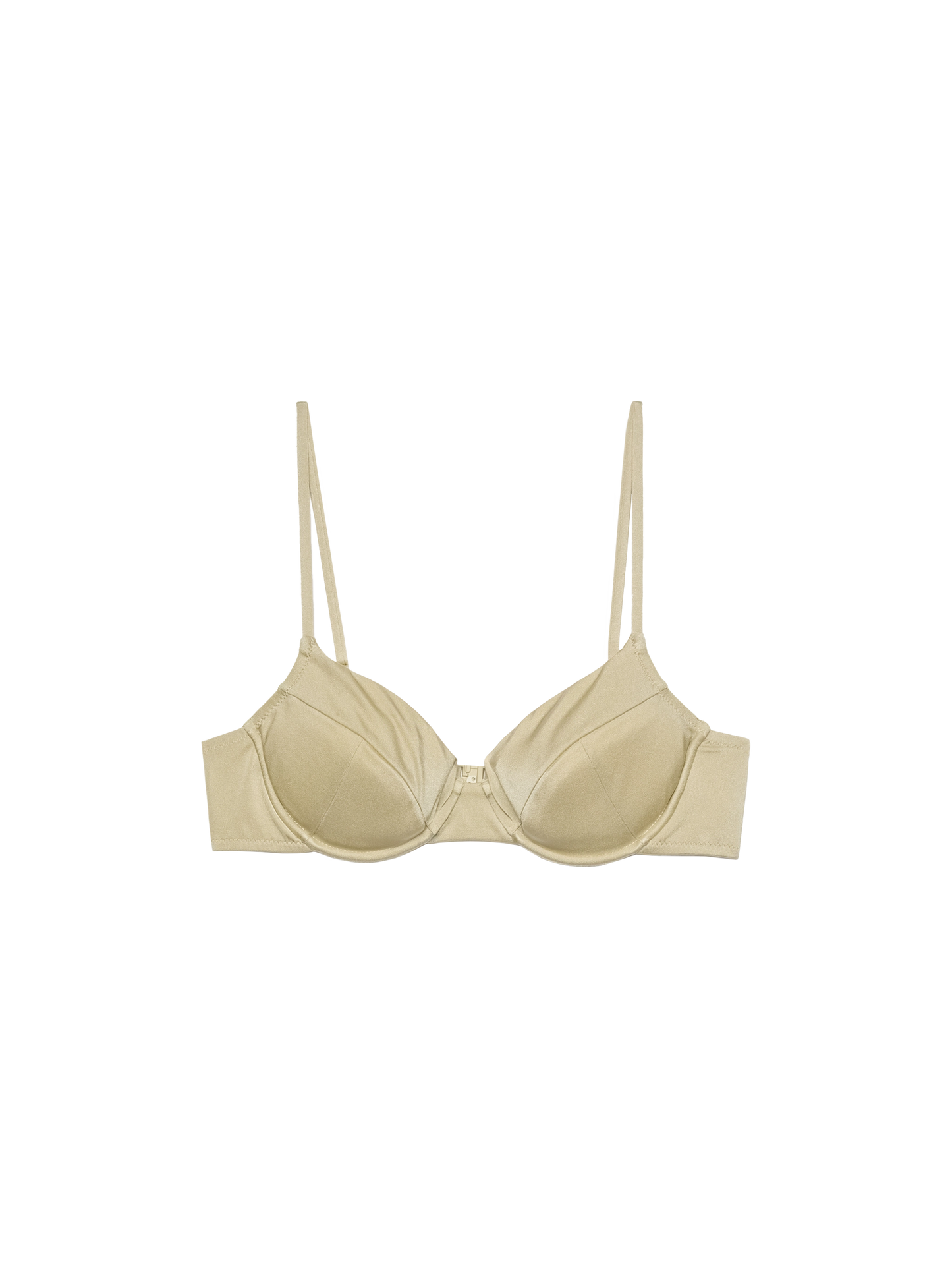 Bea underwired shimmer gold bralette