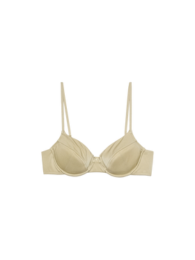 Bea underwired shimmer gold bralette
