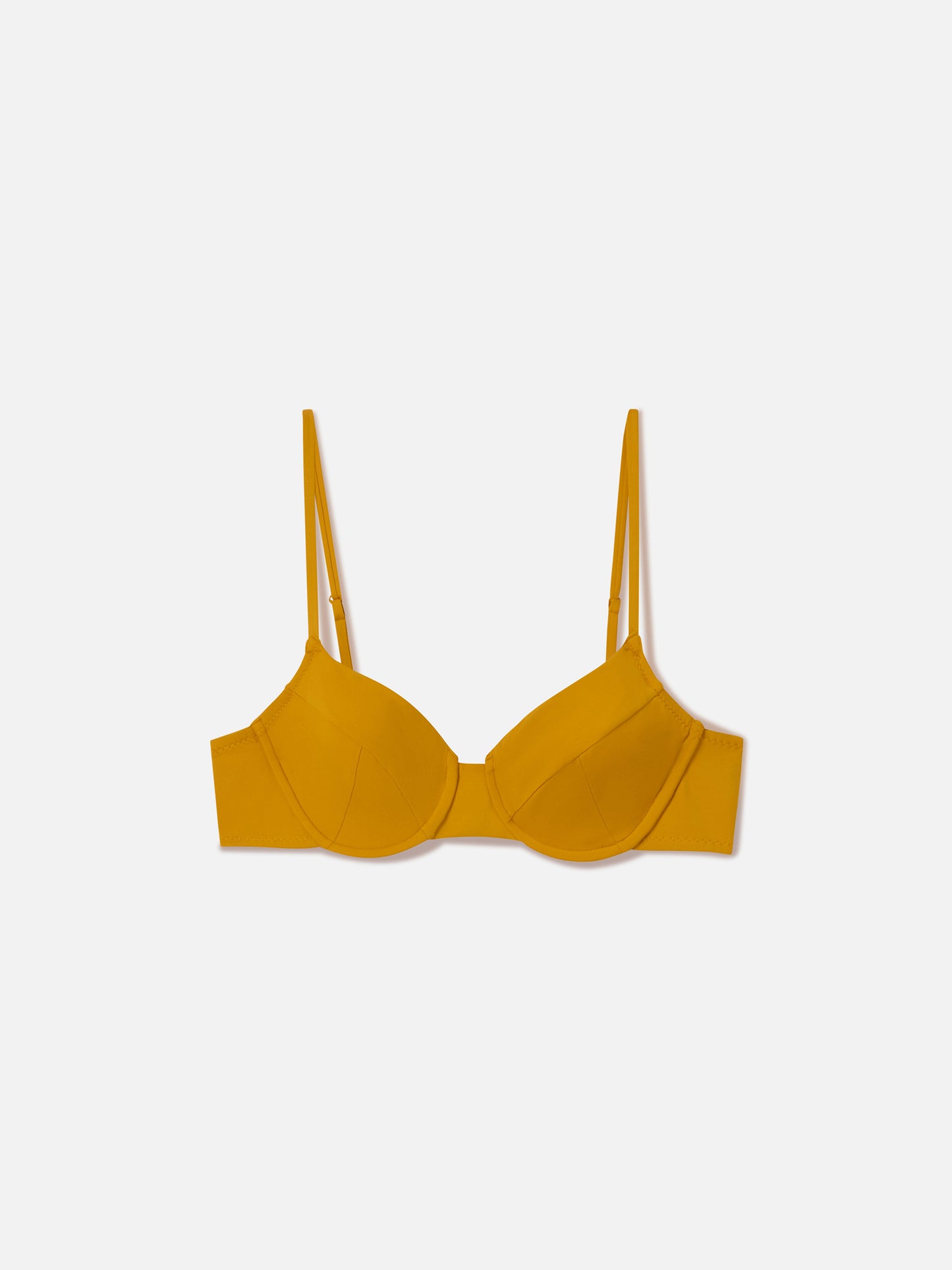 Haut de bikini bralette à armatures Bea ocre 