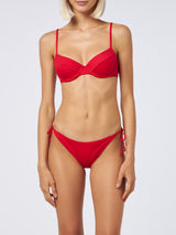 Bikini a bralette con ferretto rosso da donna Bea Virgo