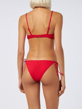 Bikini a bralette con ferretto rosso da donna Bea Virgo