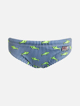 Boy swim briefs Billy with sharks print