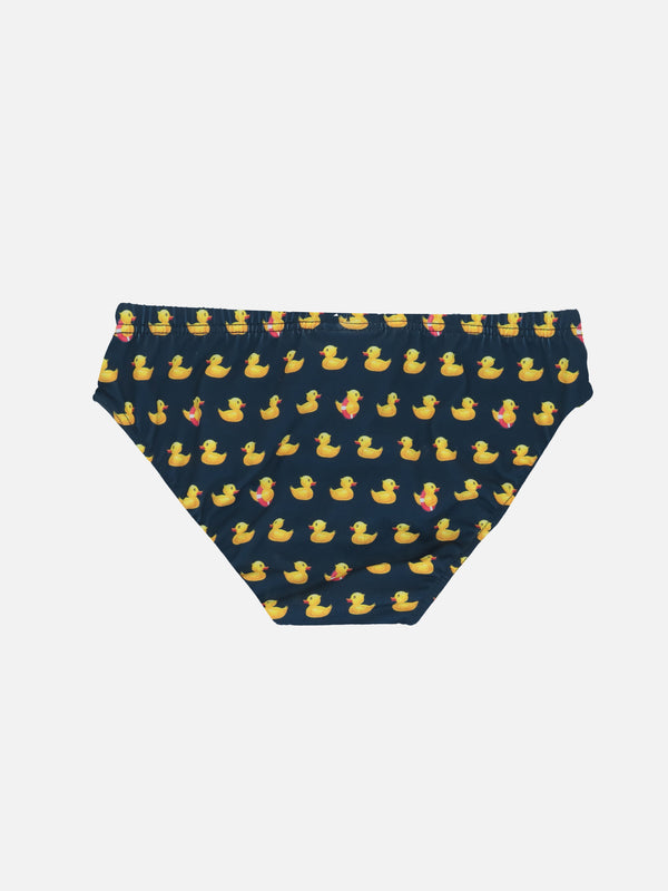 Boy swim briefs Billy with Ducky print