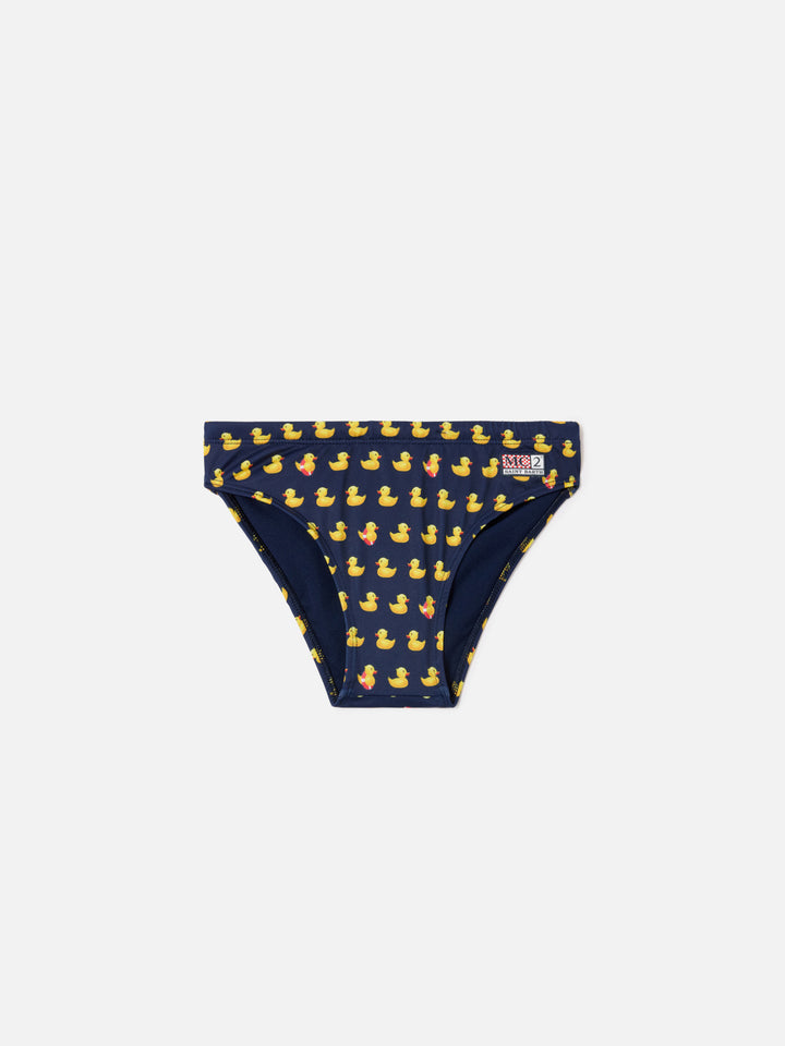 Slip mare Billy con stampa Ducky all-over