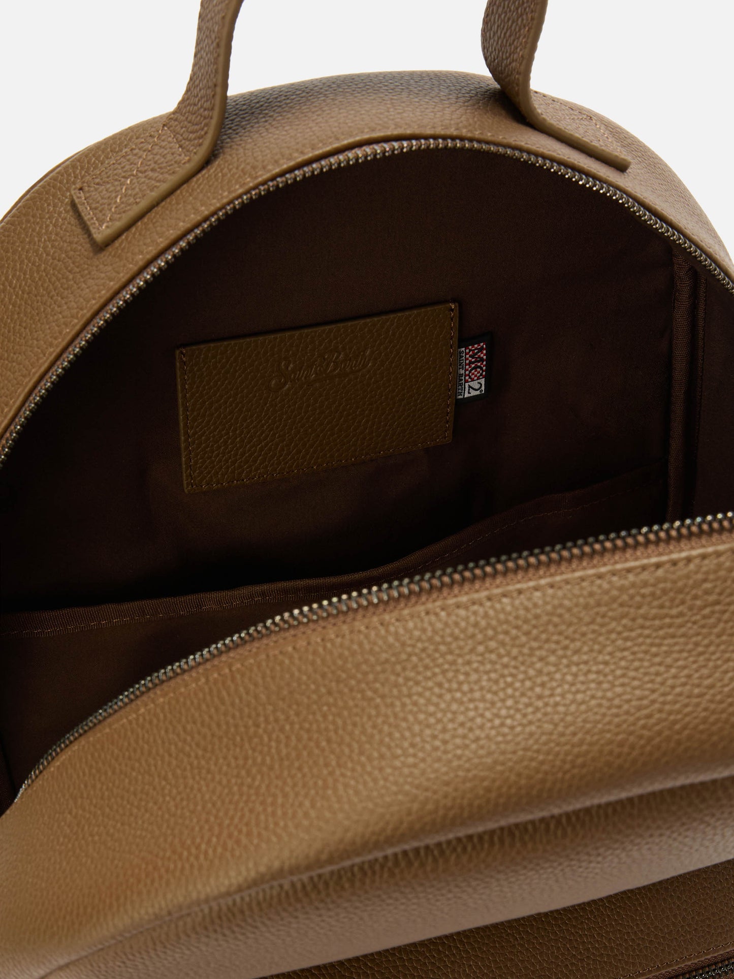 Rucksack aus braunem Leder