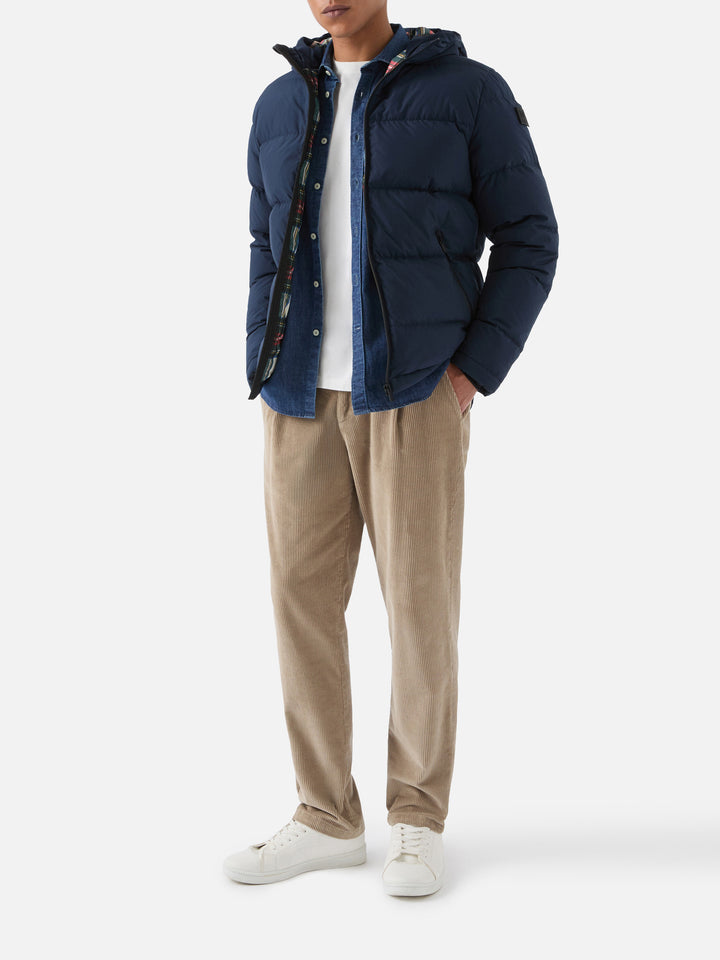 Hooded down padded jacket Snoopy print | Peanuts Special Edition