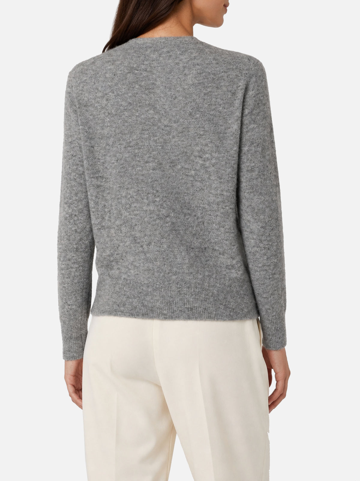 Cárdigan gris Bellamy con strass 