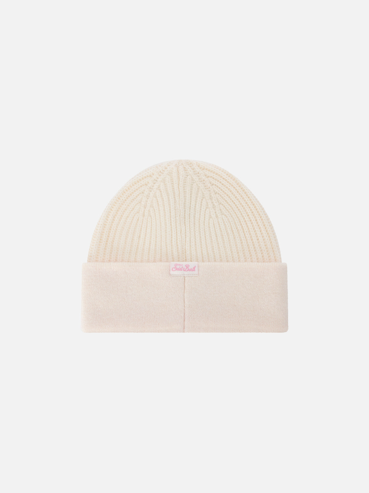 Gorro beanie Benjie off white con lettering Favolosa 