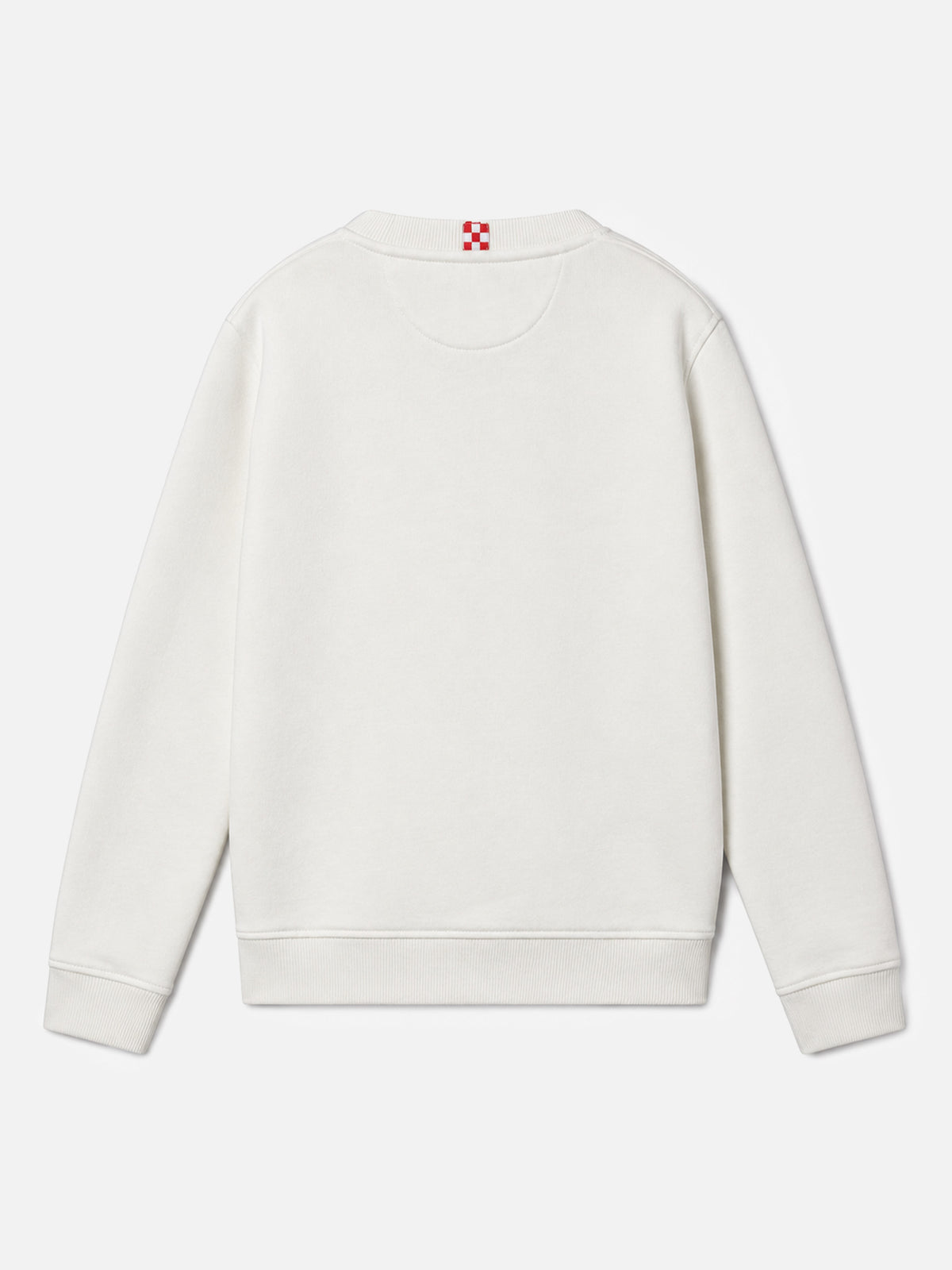 White Bobby sweatshirt with St. Barth Sport Club logo