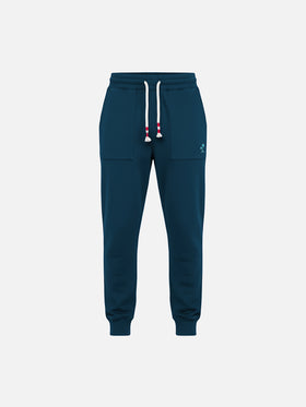 Pantaloni tuta Bolt Jr blu melange