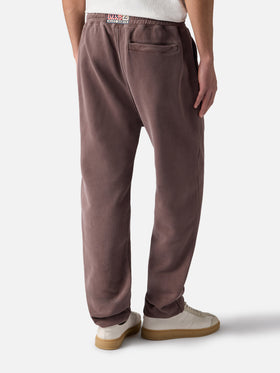 Pantaloni da tuta marroni Bolt con trattamento vintage