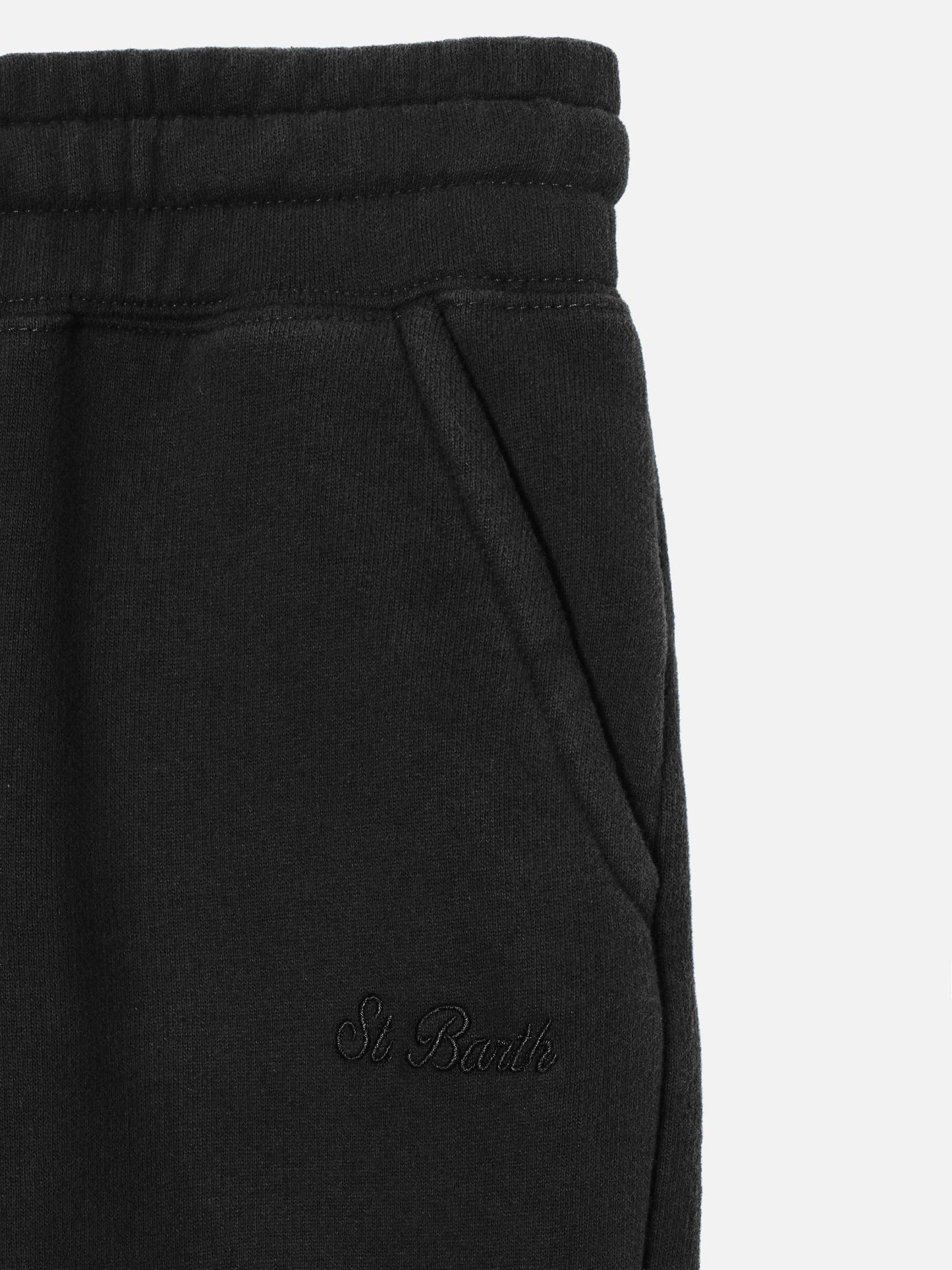 Bolt Jr schwarze Fleece-Jogginghose