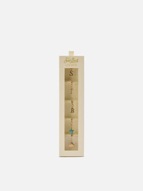 Bikini charms set with tropical-themed pendants