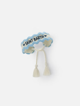 Bracciale in tessuto con ricamo Saint Barth