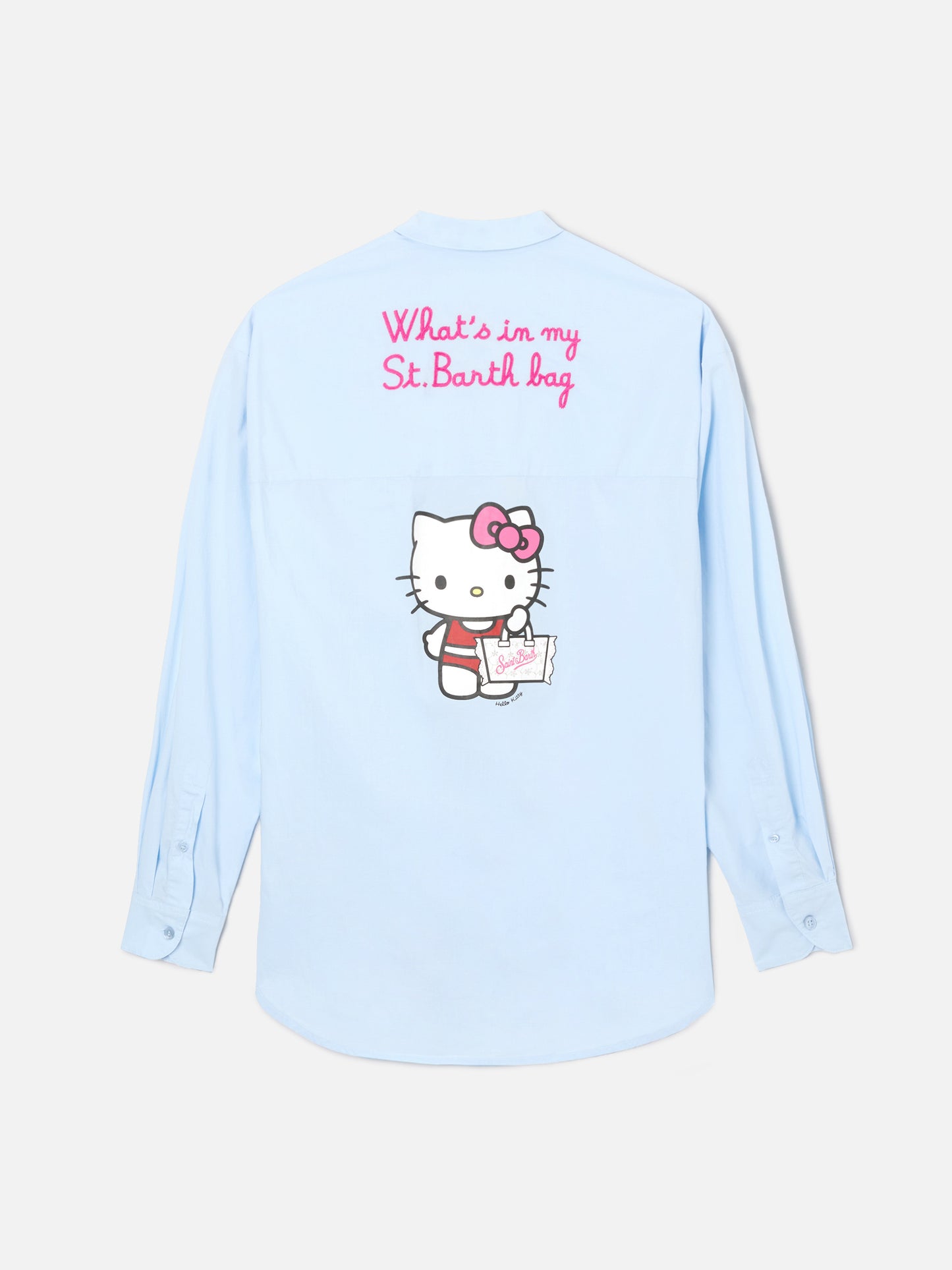 Light blue Brigitte shirt with Hello Kitty print | Special Edition