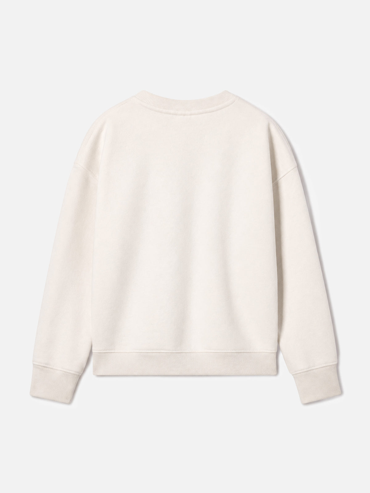 Off white Briony terry sweatshirt with leopard pattern