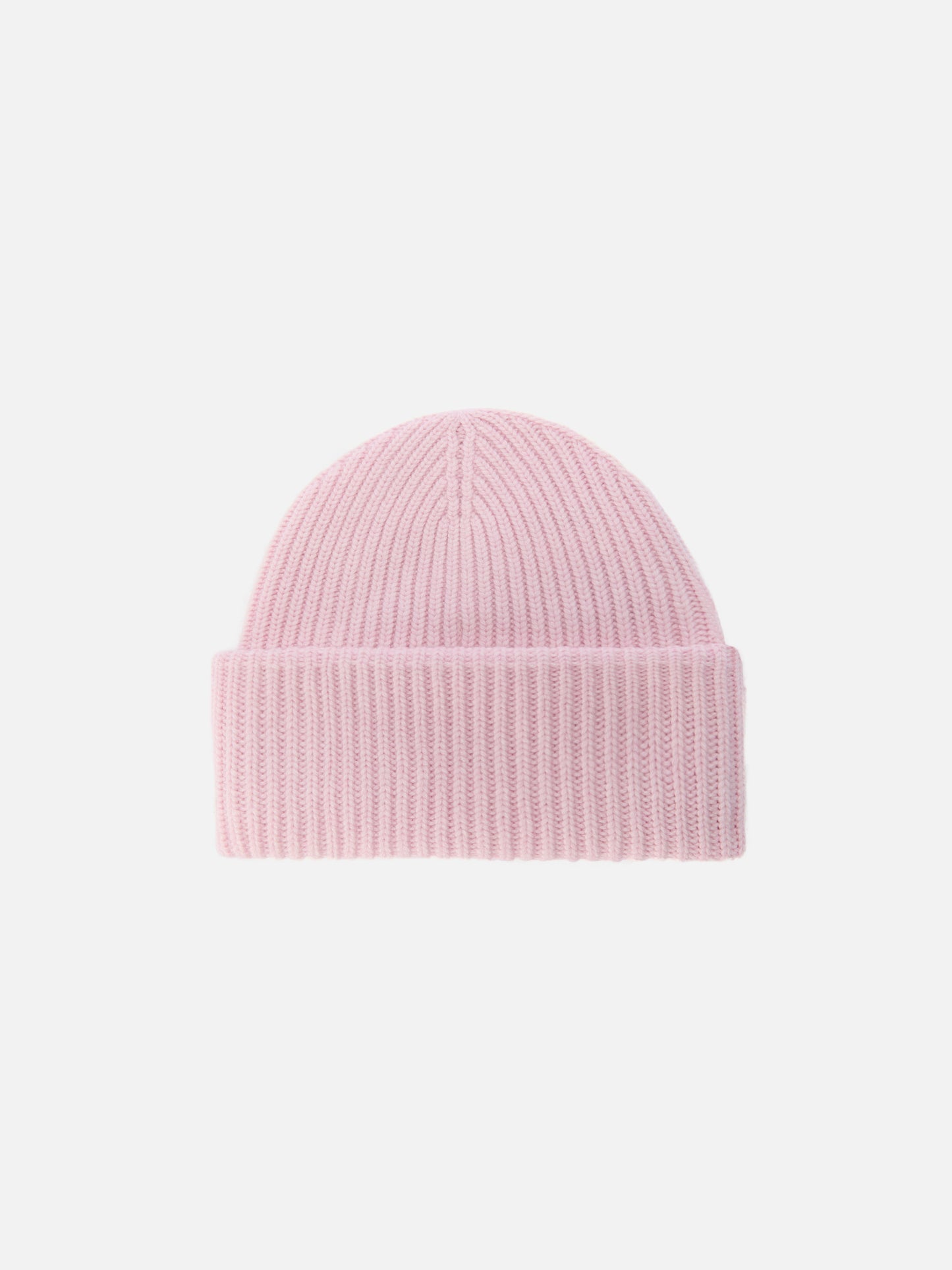 Berry Jr ribbed cashmere-blend beanie in pink with St. Barth embroidery