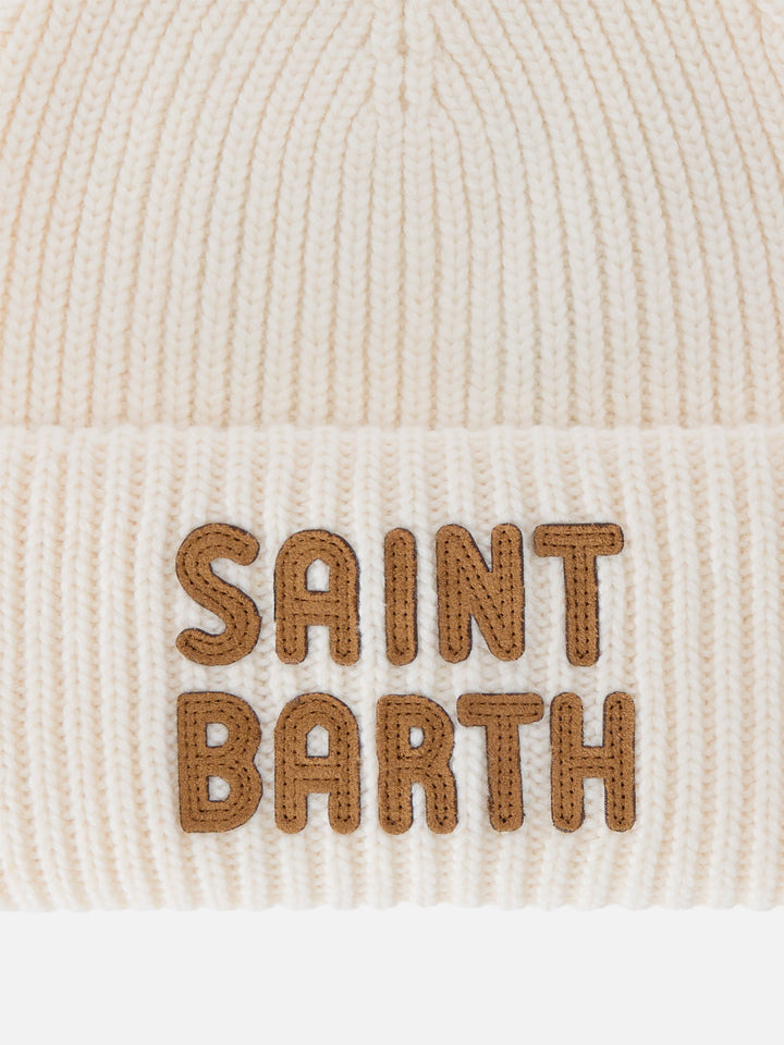 Off-white-Beanie Berry mit Logo-Patch 