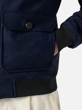 Marineblaue Thermojacke Byron