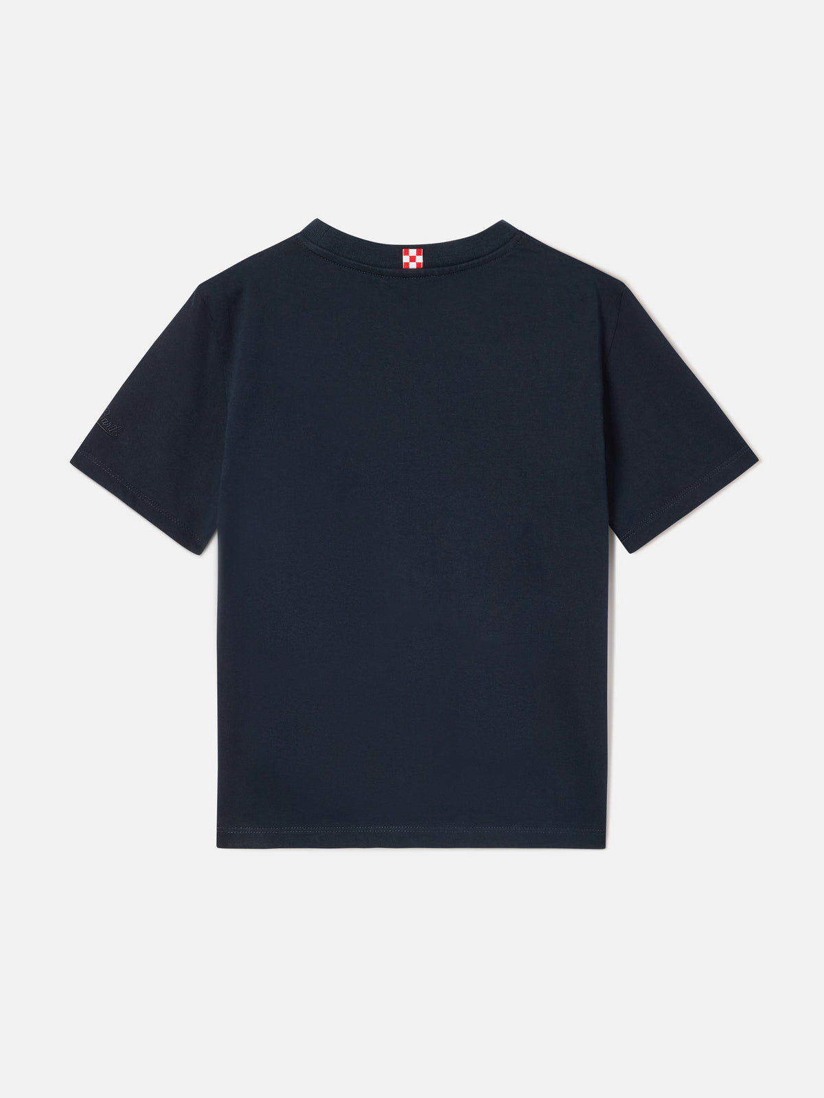Marineblaues T-Shirt aus blue Cameron Bio-Baumwolle mit SB Legacy-Monogramm 