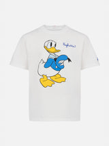 T-shirt in cotone pesante da bambino Cameron con stampa Donald e ricamo Paghetta | EDIZIONE SPECIALE DISNEY