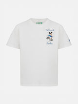 Boy heavy cotton t-shirt Cameron Mickey print and St. Barth Bomber embroidery | DISNEY SPECIAL EDITION