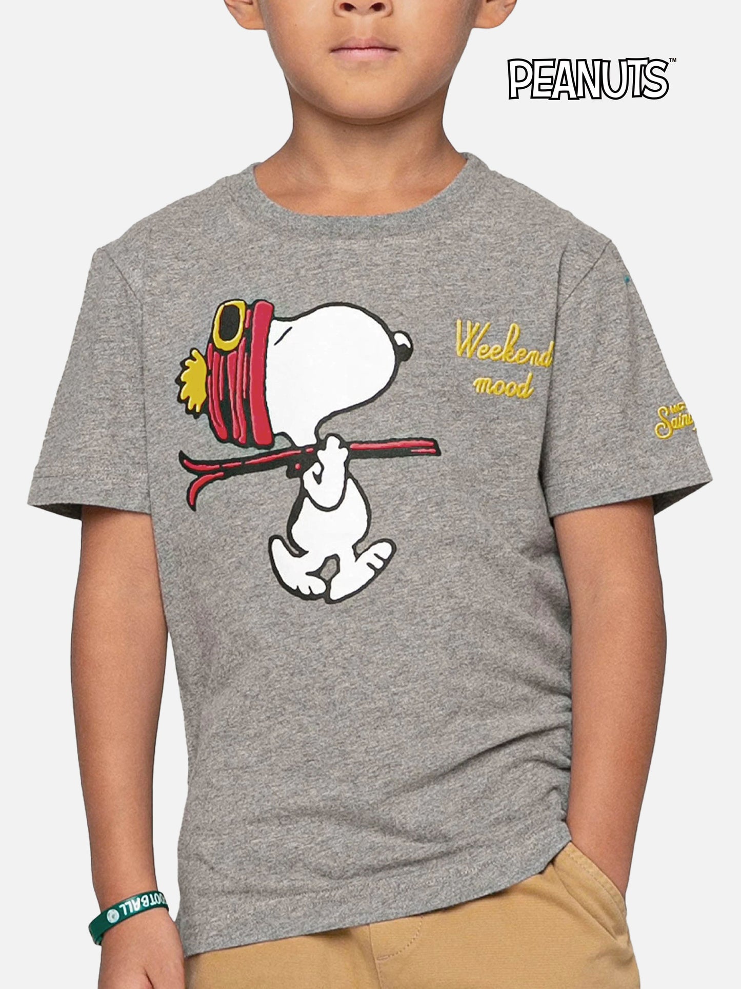 Jungen-T-Shirt mit Snoopy-Aufdruck und Stickerei | SNOOPY – PEANUTS™ SONDEREDITION