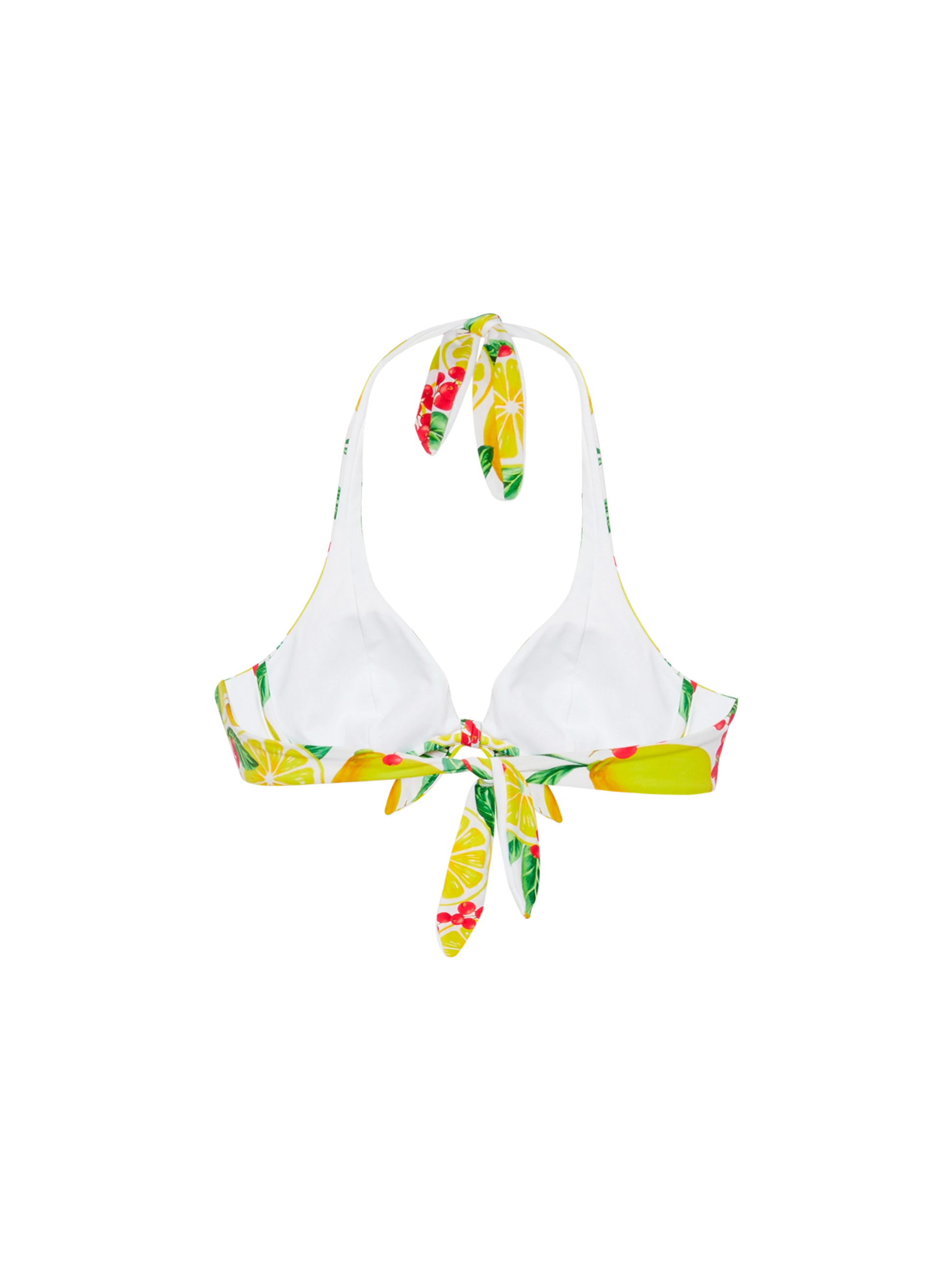 Triangle top Camille with lemon print - MC2 Saint Barth