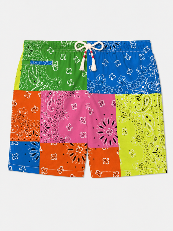 Caprese multicolor bandana swim shorts – MC2 Saint Barth