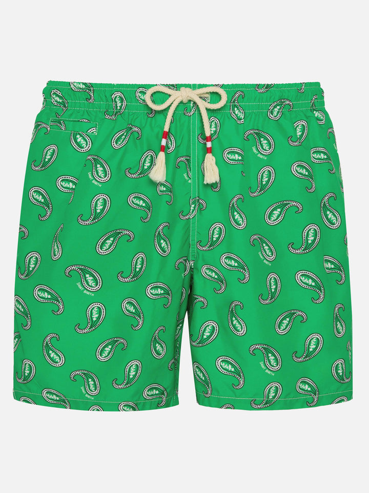 Costume da bagno da uomo con stampa paisley
