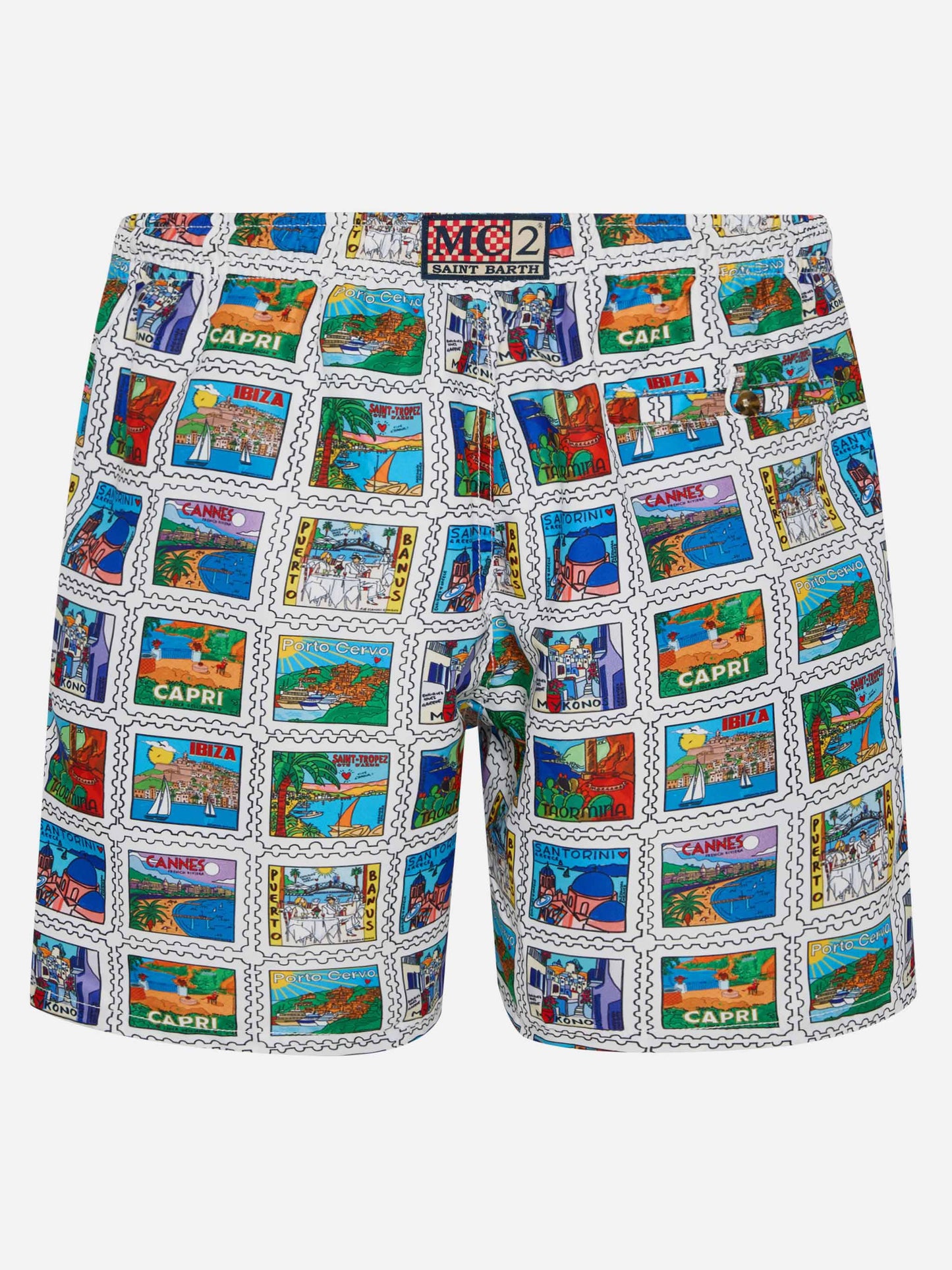 Costume da bagno da uomo con stampa estiva