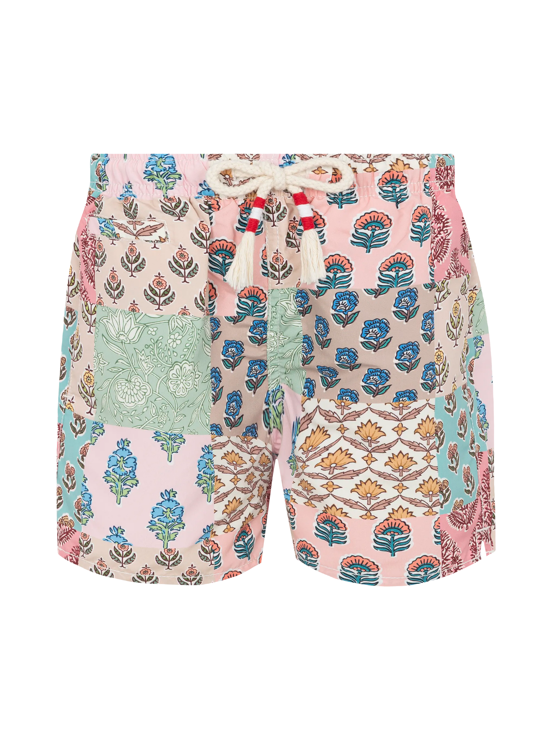 Mid-length swim-shorts Caprese Jr with flower patch print – MC2